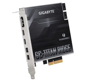 技嘉GC-TITAN RIDGE 雷电3拓展卡 支持8K视频输出雷电3接口卡