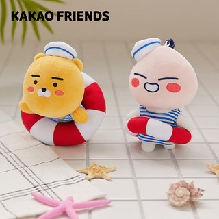 KAKAO FRIENDS 海洋系列萌趣屁桃可爱个性钥匙扣毛绒挂饰公仔玩偶