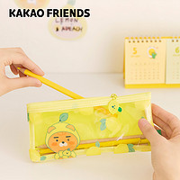 KAKAO FRIENDS 韩国卡通文具袋学生个性创意RYAN透明笔袋柠檬系列