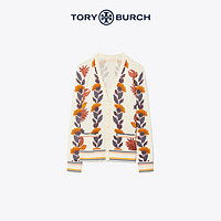 TORY BURCH 汤丽柏琦 20早秋女装 MADELIN 印花V领开衫 73328