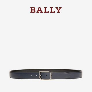 Bally/巴利2020新款CHARLTON男士35 毫米海军蓝皮带6235297