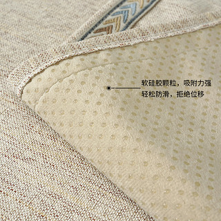 沙发垫四季通用防滑布艺棉麻亚麻北欧简约中式夏季实木盖布套罩巾