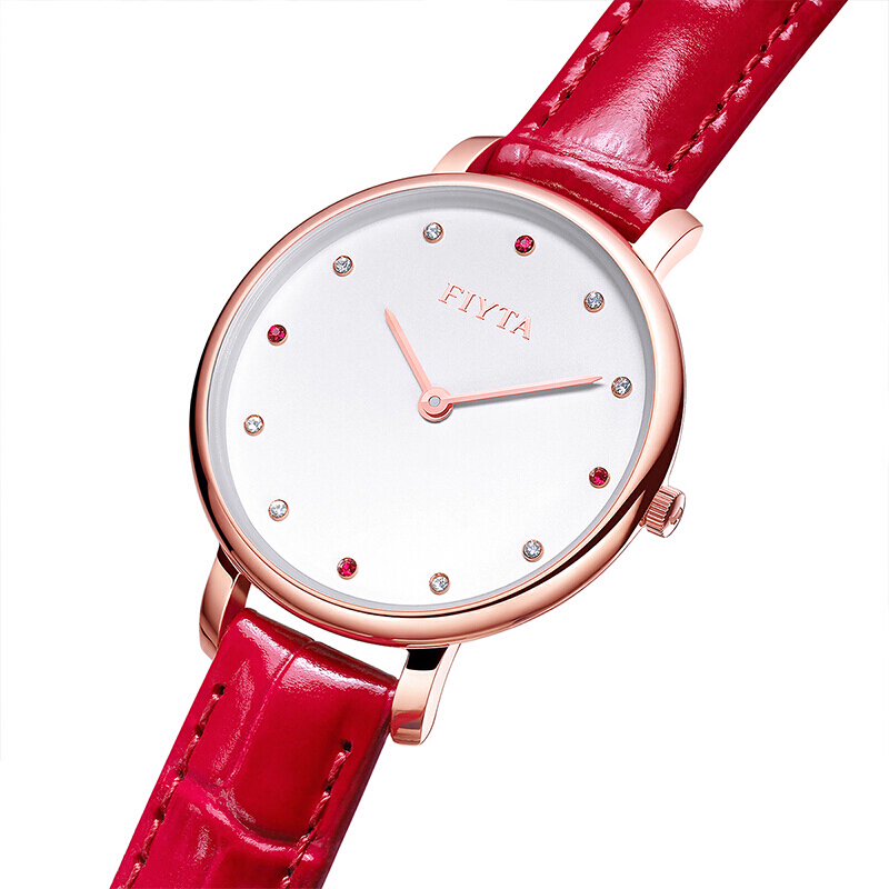 飞亚达(fiyta)手表 one系列进口石英女表 简约时尚商务防水女士手表dl