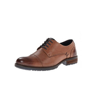 STEVE MADDEN Hanssel Cap-Toe Oxford  男士休闲皮鞋 Cognac US7