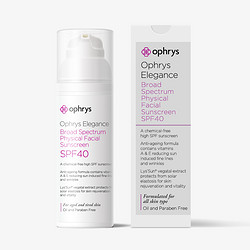 Ophrys滋润物理防晒霜SPF40 油性肌清爽不油腻防紫外线隔离女50g