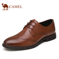 骆驼（CAMEL） 柔软牛皮商务休闲正装皮鞋男 A912005880 香槟色-1 43