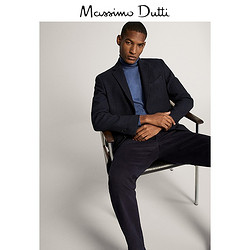 Massimo Dutti 02041260400 男装 修身版羊毛西装外套