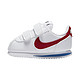 NIKE CORTEZ BASIC SL 儿童休闲鞋 904769-103 白色/校园宝蓝/黑 *2件