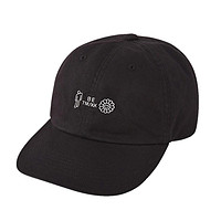 UNIQLO 优衣库 UT系列BE x TM中性圆顶宽檐鸭舌帽425493 黑色59cm