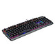 雷柏（Rapoo） GK500 机械键盘 104键混光键盘 黑色 茶轴