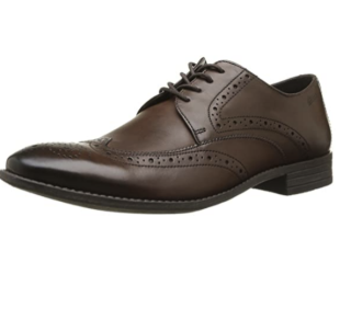 Clarks Chart Limit 男款雕花皮鞋 Brown Leather UK6