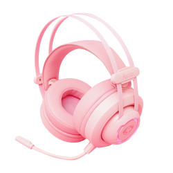 Akko 艾酷 AD701 头戴式USB7.1声道耳机 粉色