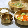 包邮韩国不锈钢冷面碗 金色双层中空米饭碗 汤面碗隔热防烫 大汤