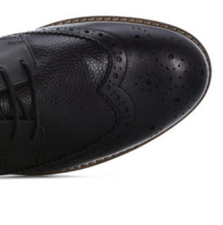 Original Penguin 原创企鹅 Sage Brogue Leather系列系带平跟男士休闲鞋休闲皮鞋 PEN0342 Black UK8