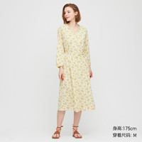 优衣库 女装 (UT) Joy of Print花式针织连衣裙(长袖) 425684 优衣库