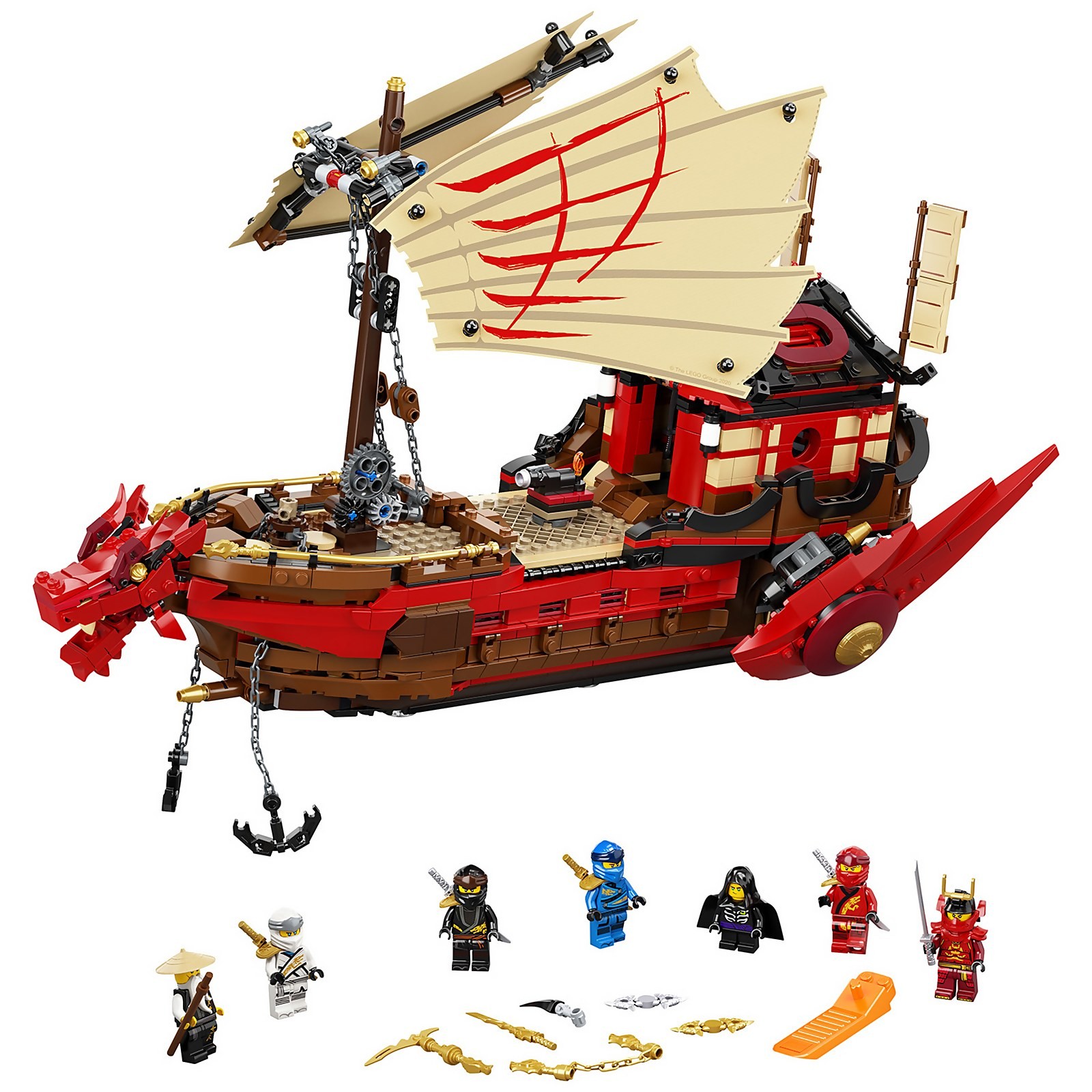 百亿补贴lego乐高幻影忍者系列71705命运赏赐号