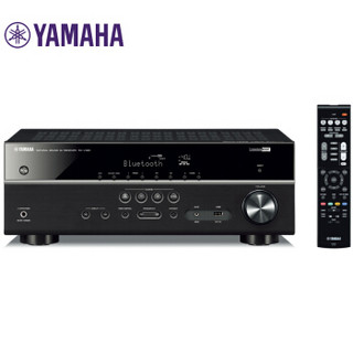 雅马哈（Yamaha）RX-V385+NS-P41 音响 音箱 卫星式家庭影院5.1声道 AV功放音箱七件套装