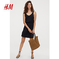 H&M 0753061 女士无袖收腰连衣裙