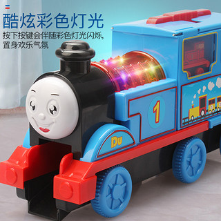 托大号马斯小火车轨道玩具车男孩套装电动儿童益智3-6岁汽车模型8