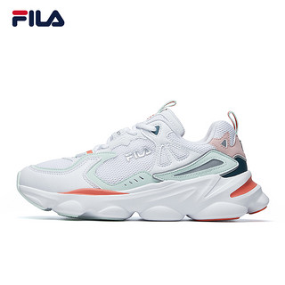 FILA 斐乐女鞋老爹鞋2020秋季网面跑鞋复古运动鞋透气休闲百搭