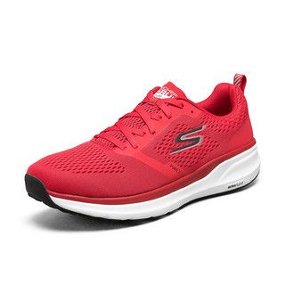 Skechers斯凯奇情侣鞋男轻质缓震跑鞋绑带时尚运动鞋220204