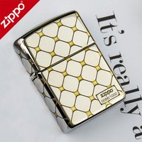 zippo打火机正版铜盔甲时尚格子原装限量个性定制礼品情人节礼物