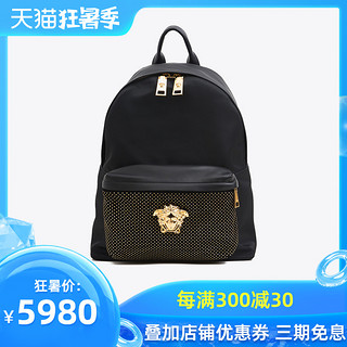 Versace/范思哲主线男女中号双肩包尼龙轻便美杜莎logo双肩背包