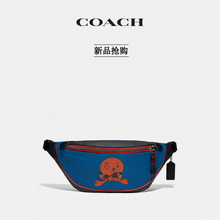 COACH/蔻驰男士开心马车图案RIVINGTON腰包