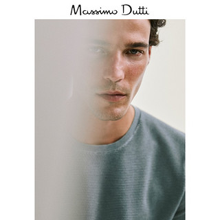 Massimo Dutti男装 商场同款 棉质短袖针织 T 恤 00901320516