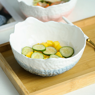 水果沙拉碗单个陶瓷北欧创意日式汤碗大碗碟套装家用中国风甜品碗