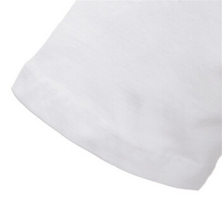 TRUSSARDI托鲁纱缔男式白色棉氨纶短袖T恤衫 52T07XX 01 M码