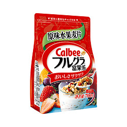 日本卡乐比Calbee进口富果乐即食水果麦片700g*2新包装 *2件