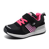 动力步 老人鞋透气散步休闲运动减震舒适网面健步安全防滑爸爸妈妈 DonLiBO D8852012 黑色（女款） 35