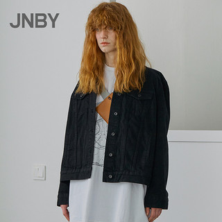 JNBY/江南布衣2019春秋新品简约休闲水洗长袖牛仔外套女5I1202910