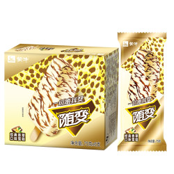 蒙牛 随变 经典香草口味 雪糕 75g*6支 *12件