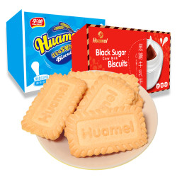 华美 黑糖牛乳饼干整箱1020g