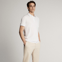 Massimo Dutti 00743352250 男士短袖POLO衫 白色 XXL（190/116A）