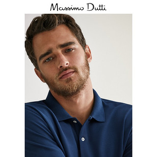 Massimo Dutti男装 商场同款 棉质短袖 男士休闲POLO 衫 00702202450