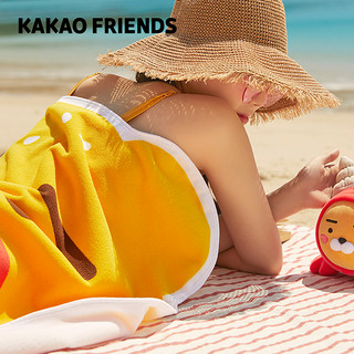 KAKAO FRIENDS 海滩酒吧沙滩浴巾泳池海边游泳可爱卡通毛巾毯子