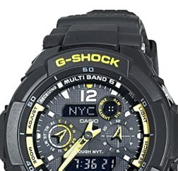 CASIO 卡西欧 G-SHOCK系列 GW3500B-1A 男士太阳能手表 49.3mm 黑盘 黑色树脂带 圆形