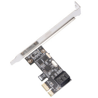 moge 魔羯 台式机SATA3.0扩展卡2口6G PCI-E转SATA3.0硬盘转接卡 MC2662