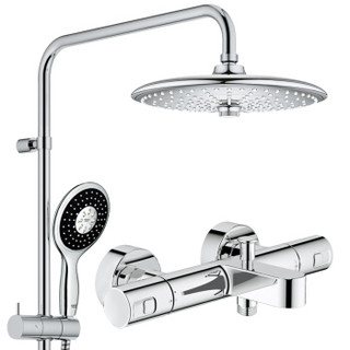 高仪（GROHE）淋浴花洒 德国高仪恒温38°浴缸龙头花洒淋浴喷头套装 260MM大顶喷3出水