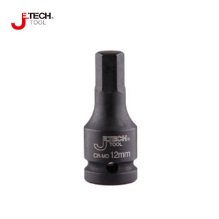 捷科（JETECH）FK3/4-HX12  Cr-Mo 3/4系列19mm风动内六角旋具套筒 风炮 优质铬钼钢 定制