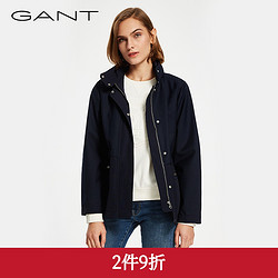 GANT/甘特春秋季女士羊毛混纺连帽拉链短款夹克4700066 *3件