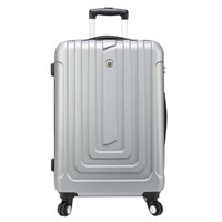 UTC行家 拉杆箱男女商务休闲24英寸万向轮ABS行李箱旅行箱密码箱 银色