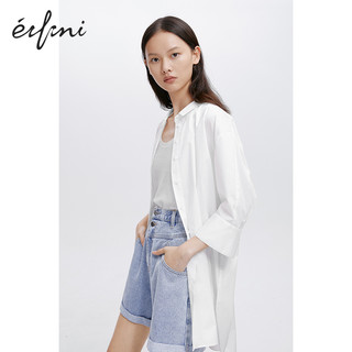 伊芙丽2020新款秋装韩版白色衬衣女士衬衫1B6223161