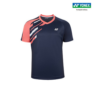 YONEX/尤尼克斯 110170BCR 男款羽毛球服 夏季新品休闲舒适短袖yy