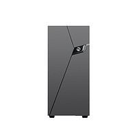 NINGMEI 宁美 卓 CR500 10代酷睿版 商用台式机 黑色 (酷睿i5-10400F、GT710、8GB、128GB SSD+1TB HDD、风冷)