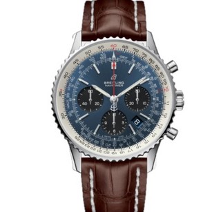 BREITLING 百年灵 腕表系列 AB0121211C1P2 百年灵航空计时1 B01计时腕表43 精钢 - 水银色