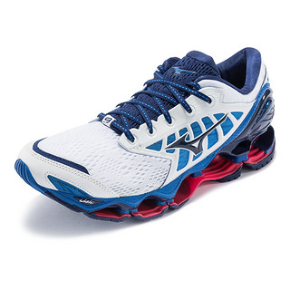 Mizuno 美津浓 PROPHECY 9 男款*级缓震跑鞋 J1GC200027-315324 白色/蓝色/红色 39